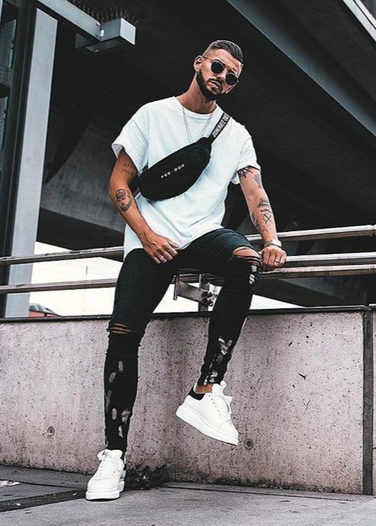 Horizon Men's Classic White Tee