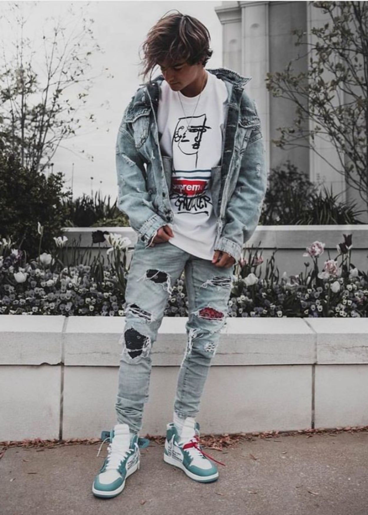 Men's Denim Jacket and Jeans Set